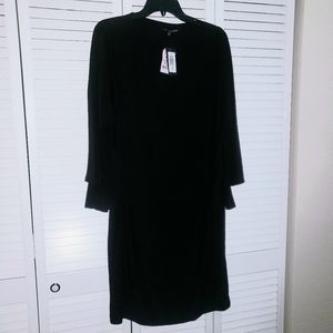 Nik And Nash V-neck Overlay Dress